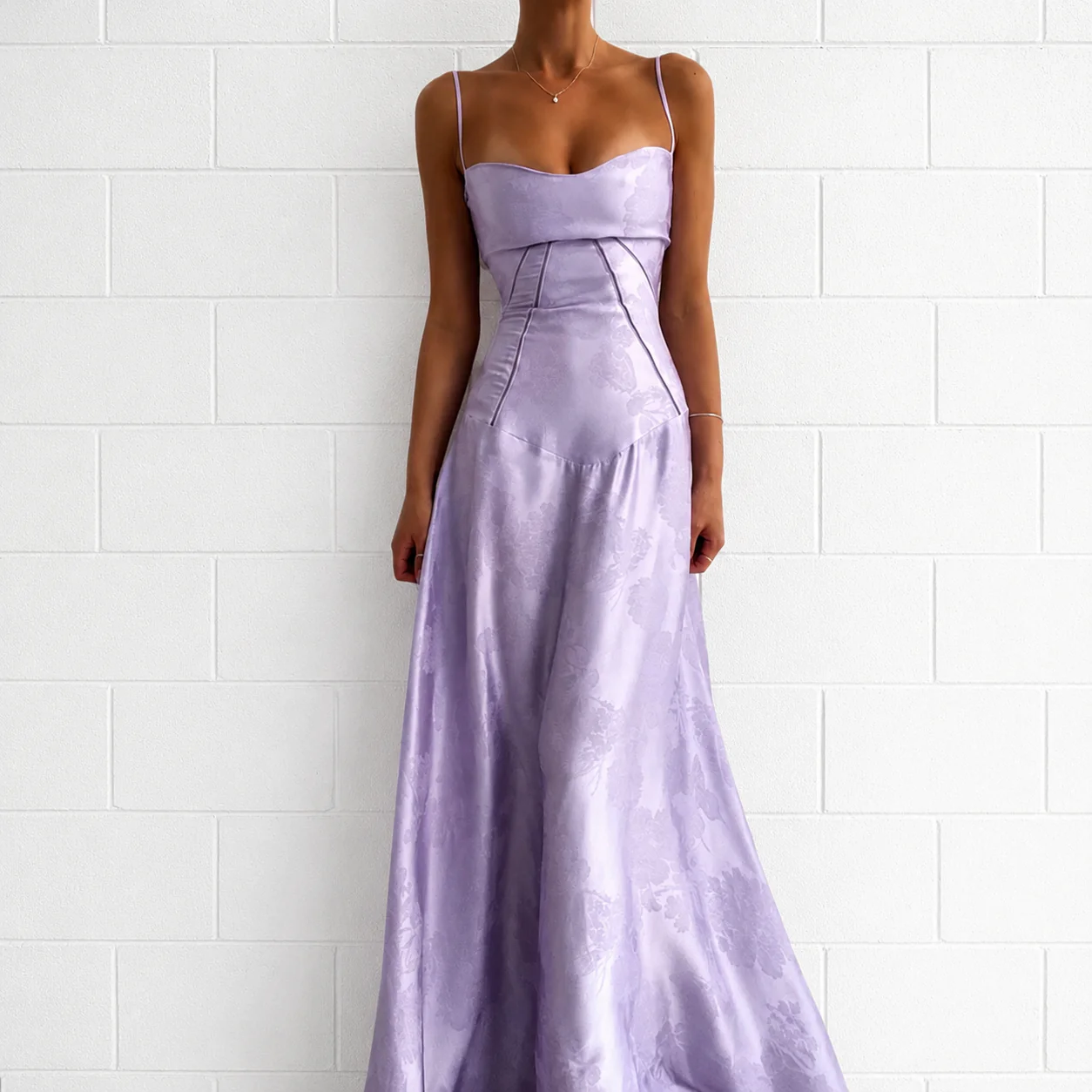 Sandra - Robe Maxi Élégante Ajustée - Image 4