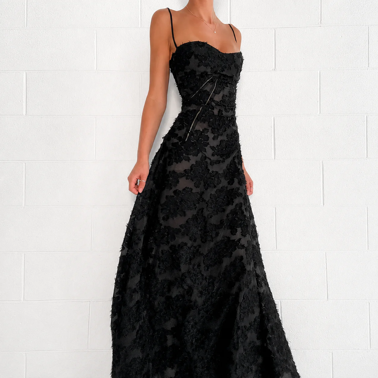 Sandra - Robe Maxi Élégante Ajustée - Image 5