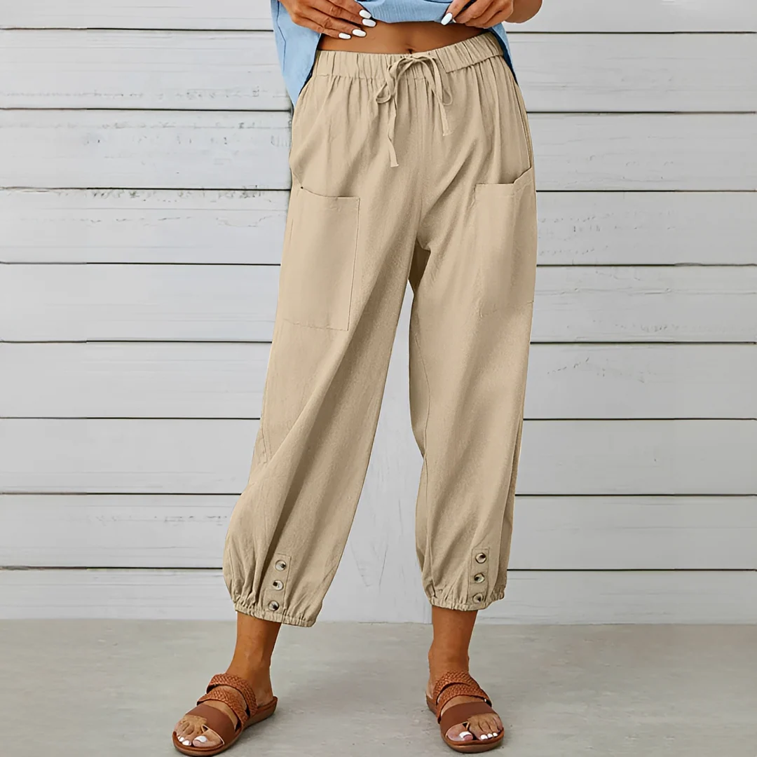 Scarlett - Pantalon confortable à lacets