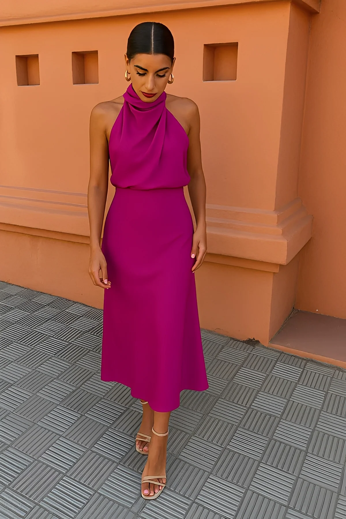 Selina - Robe Élégante Sans Manches - Image 4