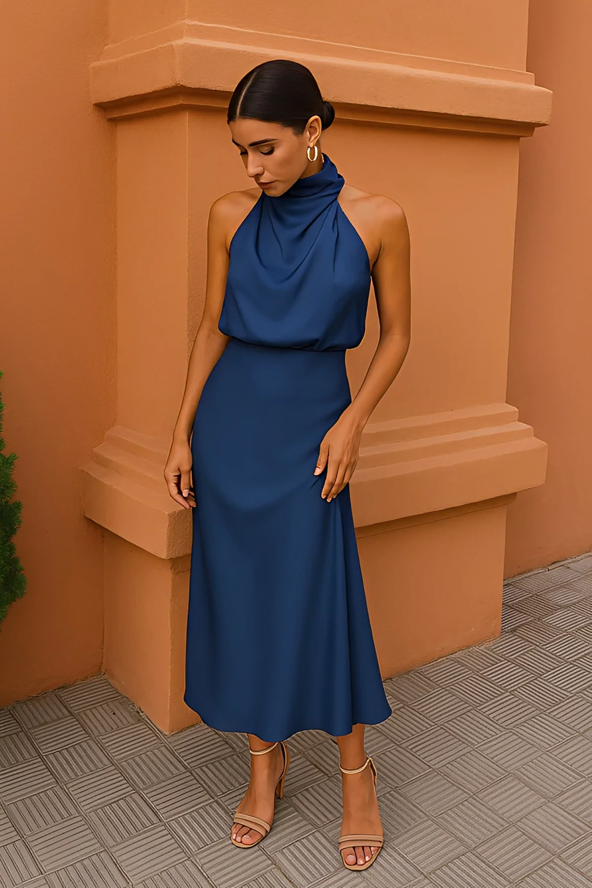 Selina - Robe Élégante Sans Manches - Image 5