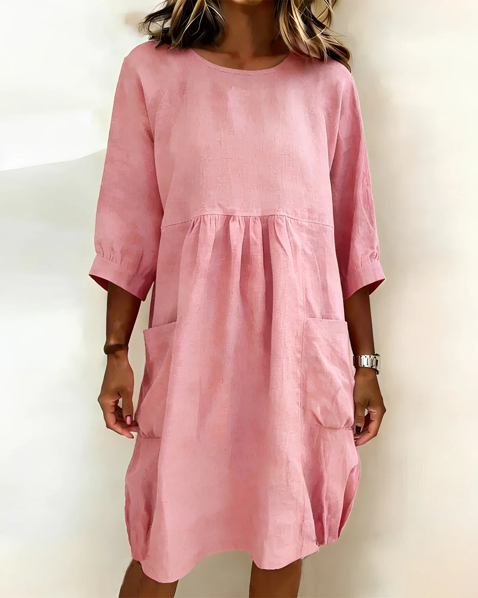 Shadia - Robe Midi Ample et Décontractée - Image 2