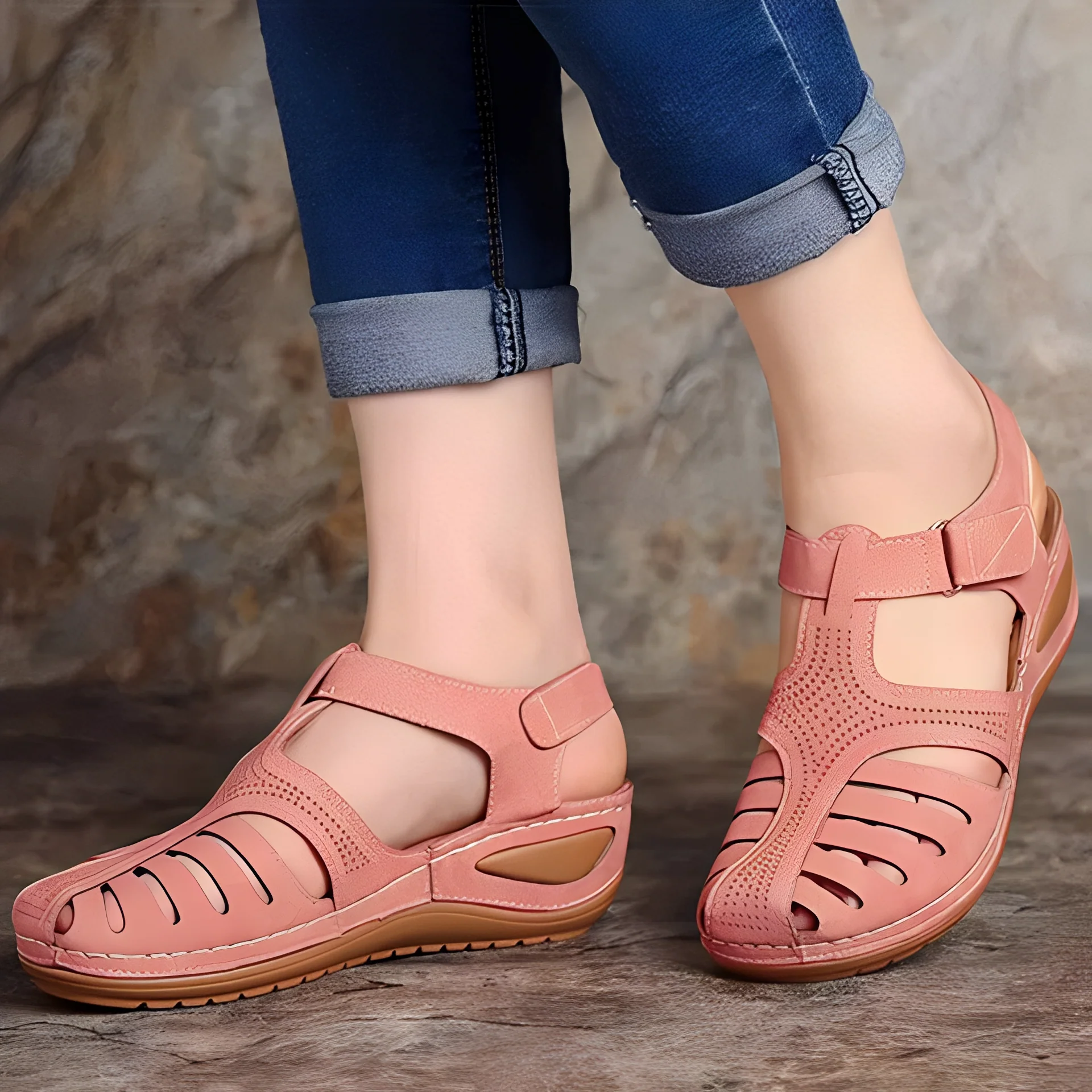 Sheena – Sandales Confort Romaines Femme - Image 2