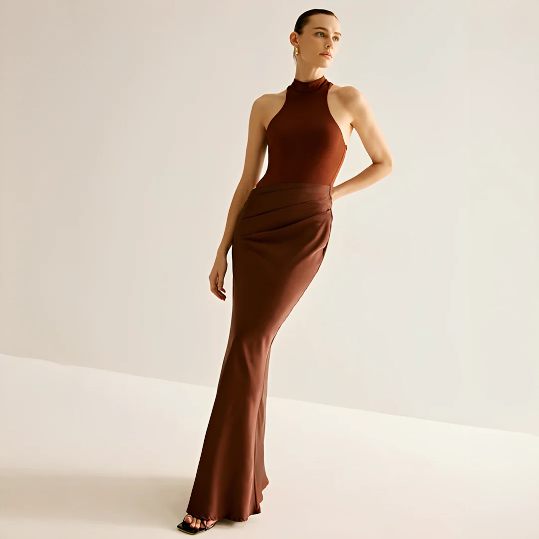 Shyanne - Robe Maxi Slim Tendance - Image 3