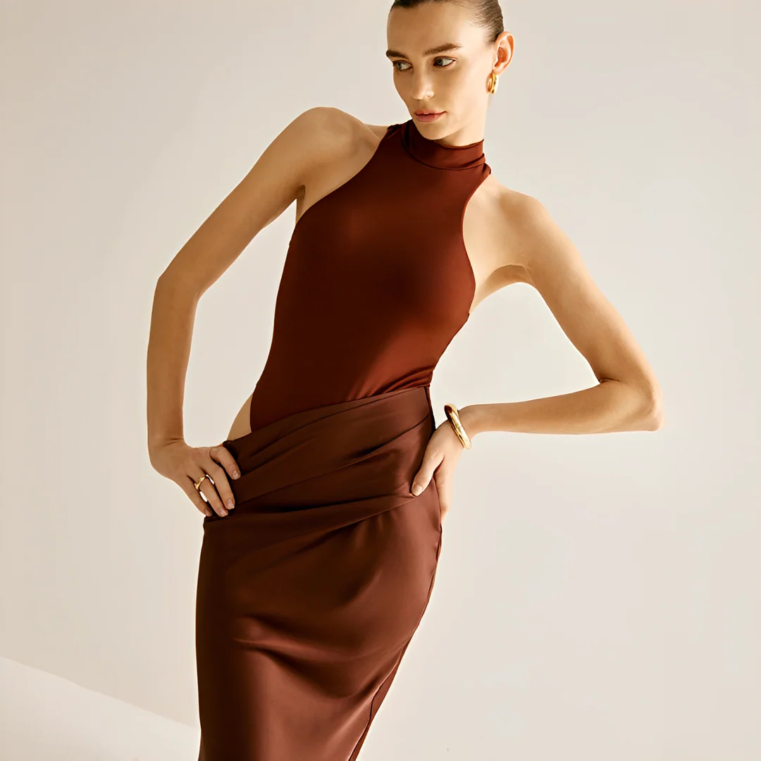 Shyanne - Robe Maxi Slim Tendance - Image 4