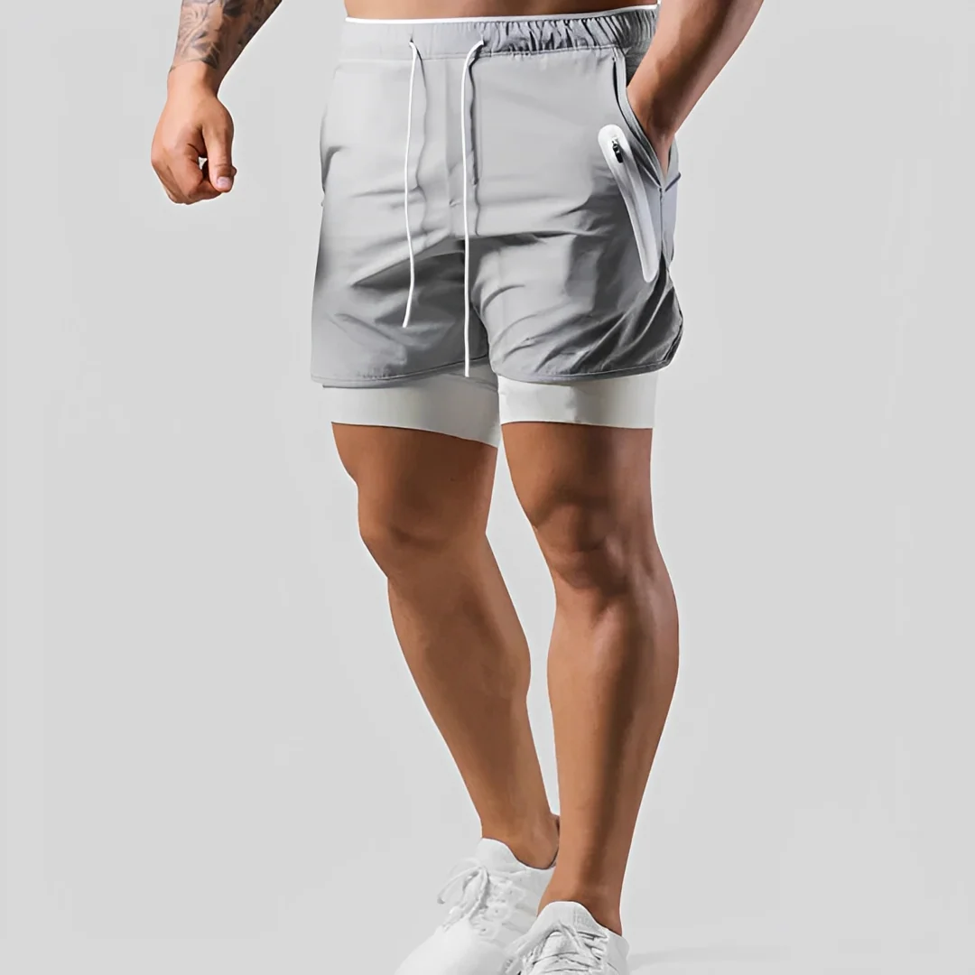Steven - Short masculin - Double couche pour le sport - Image 3