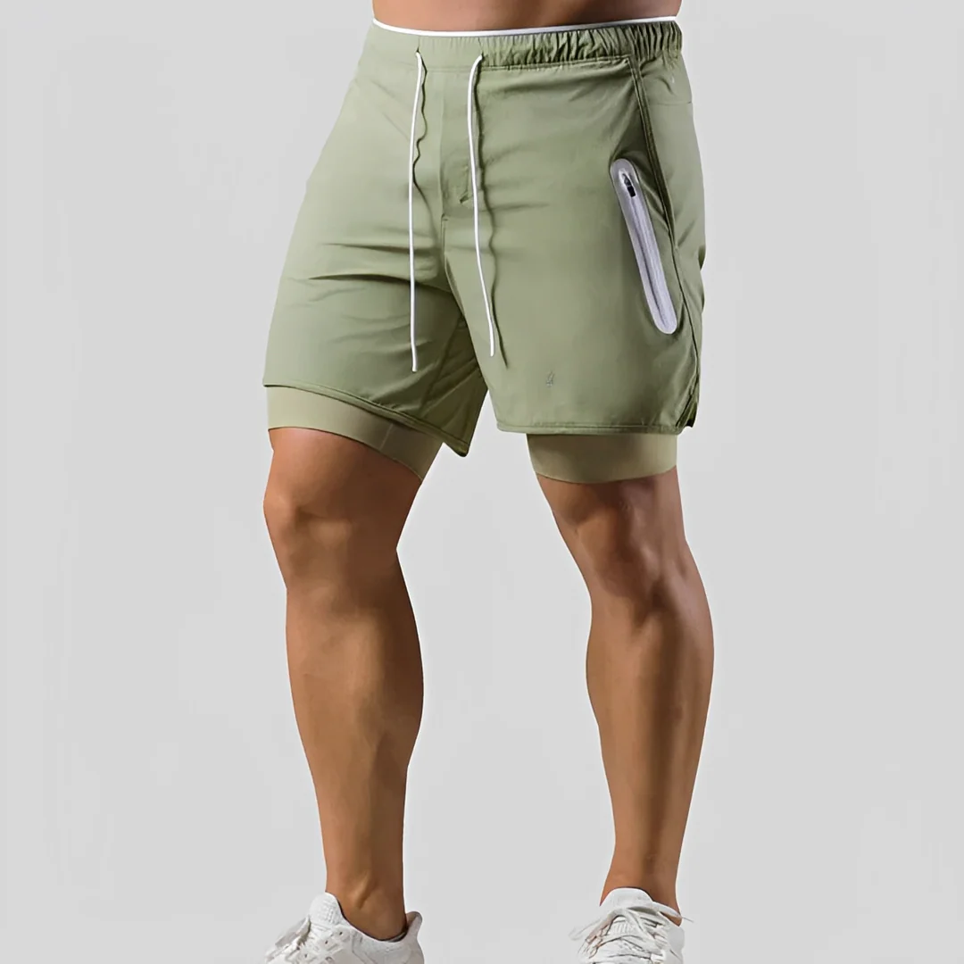 Steven - Short masculin - Double couche pour le sport - Image 4