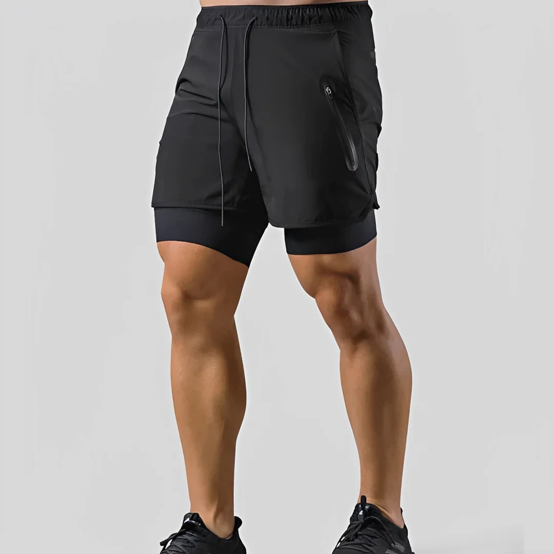 Steven - Short masculin - Double couche pour le sport - Image 5