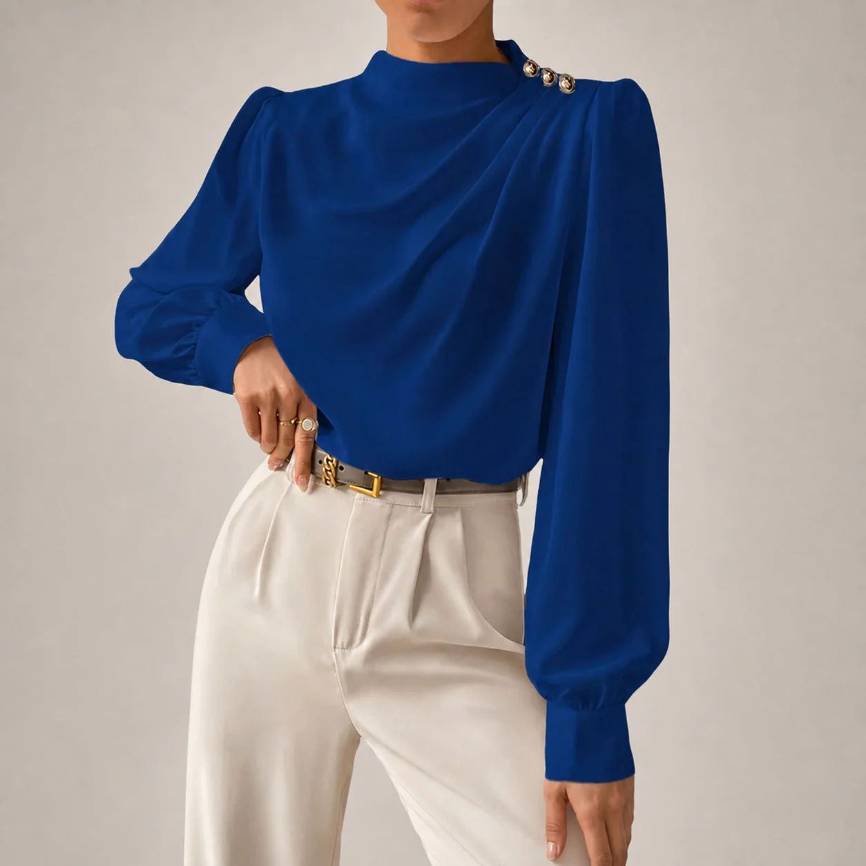 Susan - Blouse Élégante à Coupe Ample - Image 3