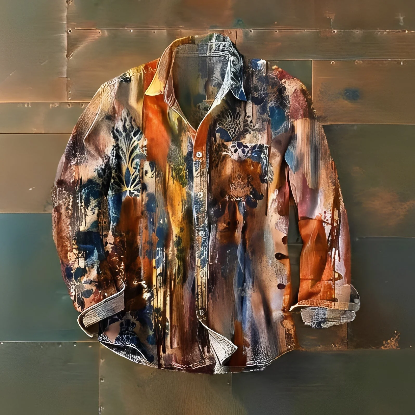 Sybille - chemises vintage à motifs pour hommes - Image 3