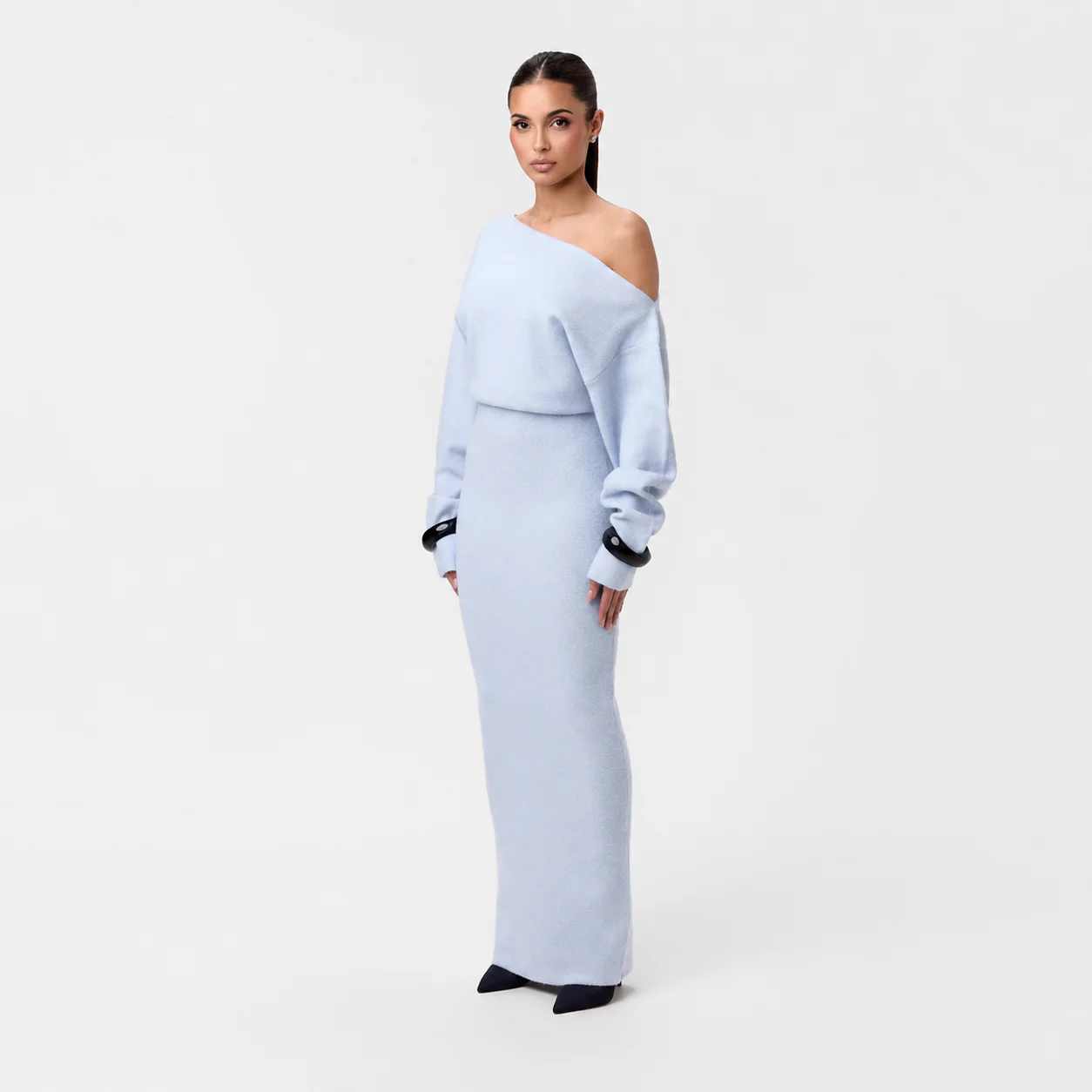 Tahlia - Robe Maxi Stylée à Une Épaule - Image 4
