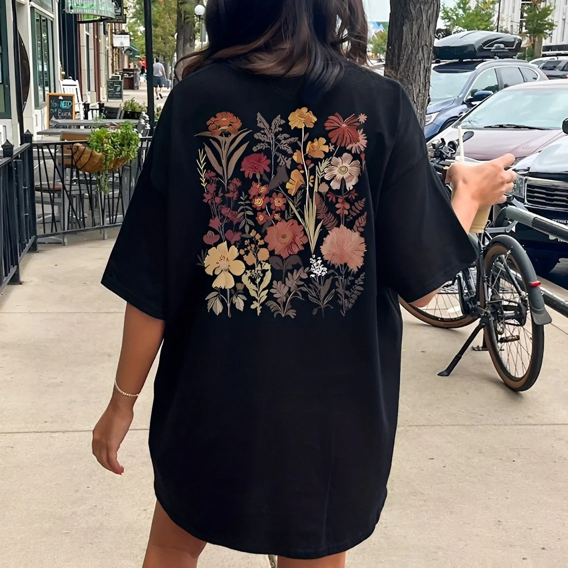 Thea - T-shirt élégant avec imprimé floral - Image 4
