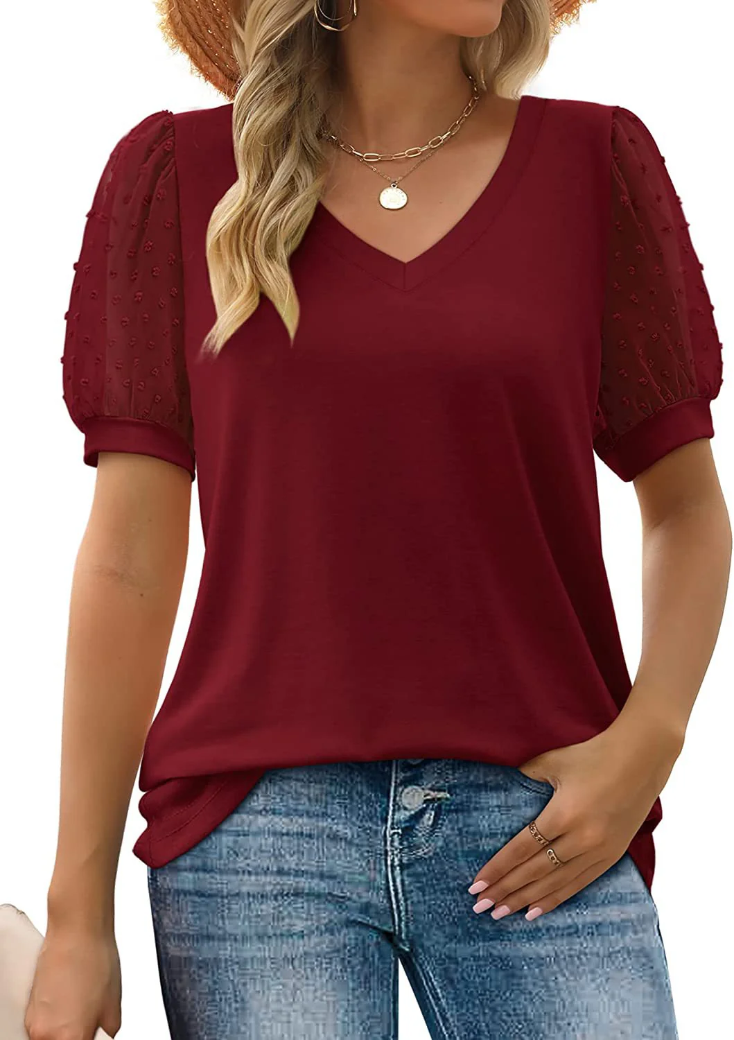 Thea - Haut stylé avec manches larges pour femmes - Image 6