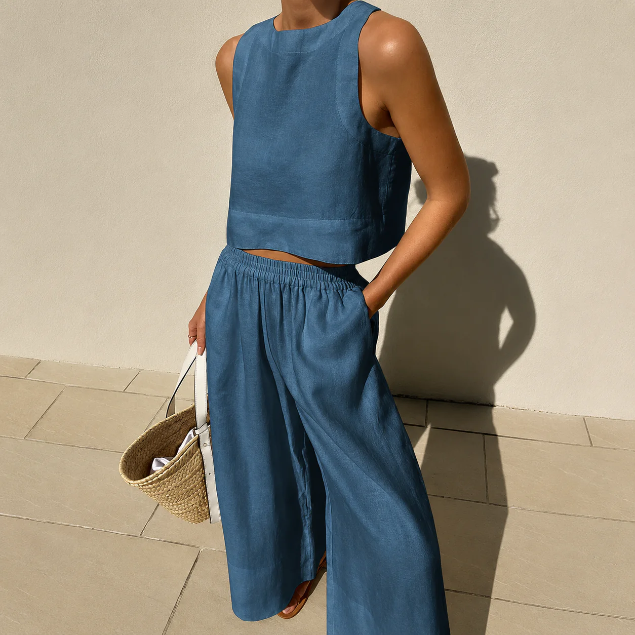 Thelma - Ensemble Décontracté Pantalon Coupe Ample - Image 6