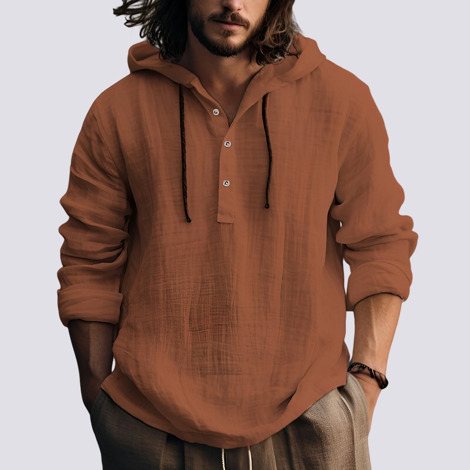 Thomas - Sweat à capuche élégant pour hommes - Image 2