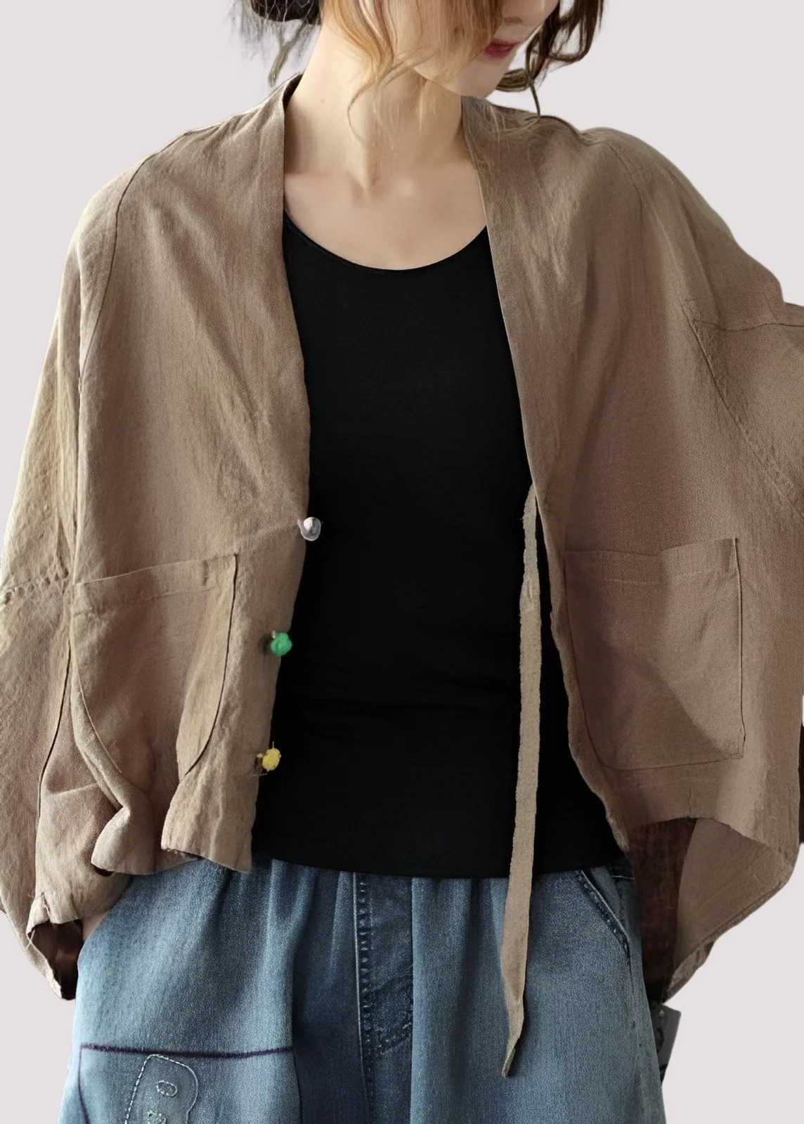 Tilly - Cardigan ample décontracté avec poches pour femmes - Image 5