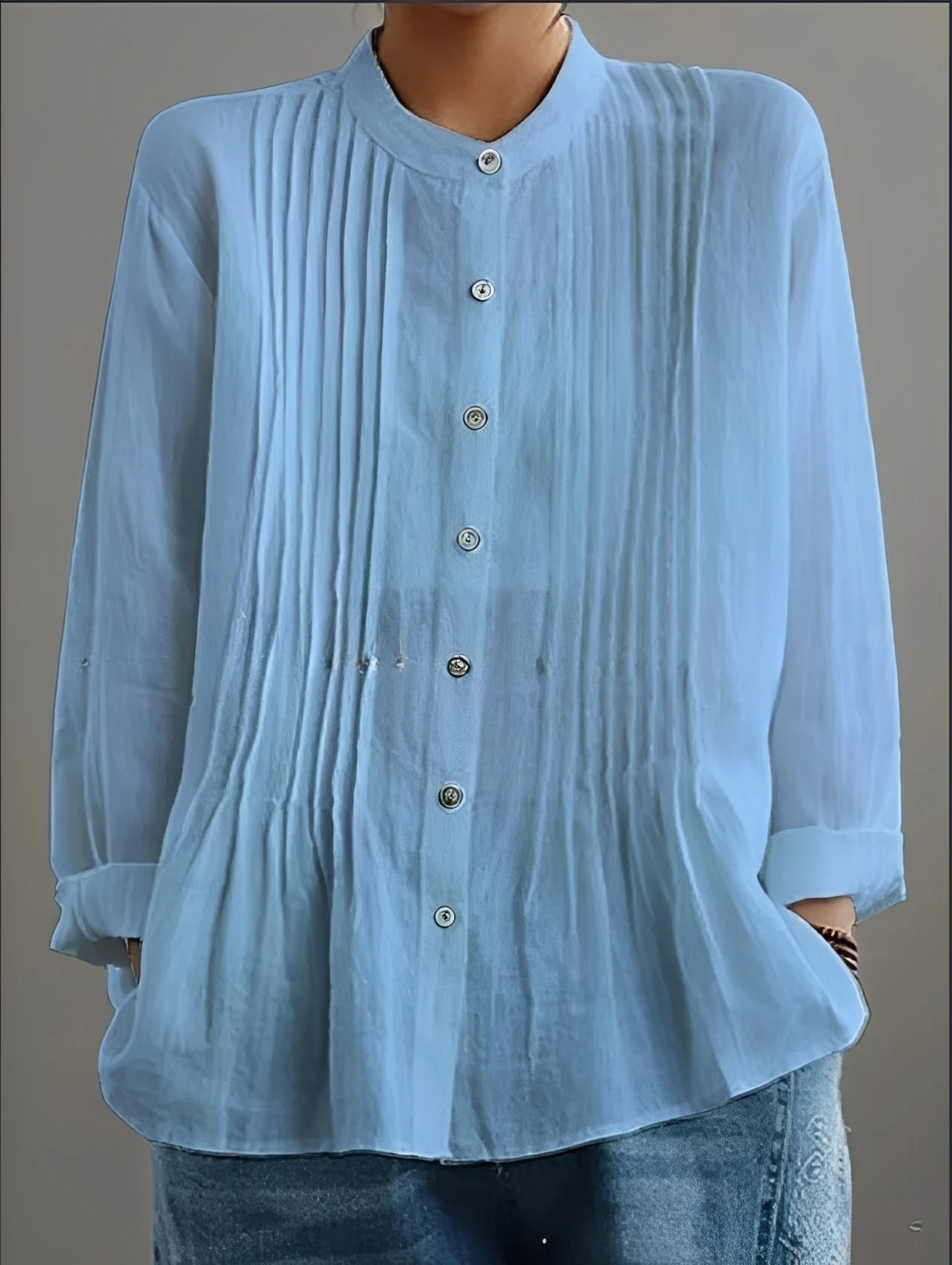 Tiphanie - T-shirt à manches longues élégant pour femmes - Image 3