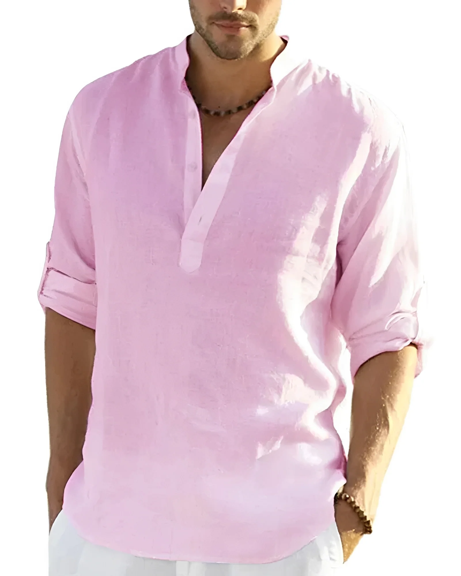 Tristan - Chemise agréable à col en V - Image 3
