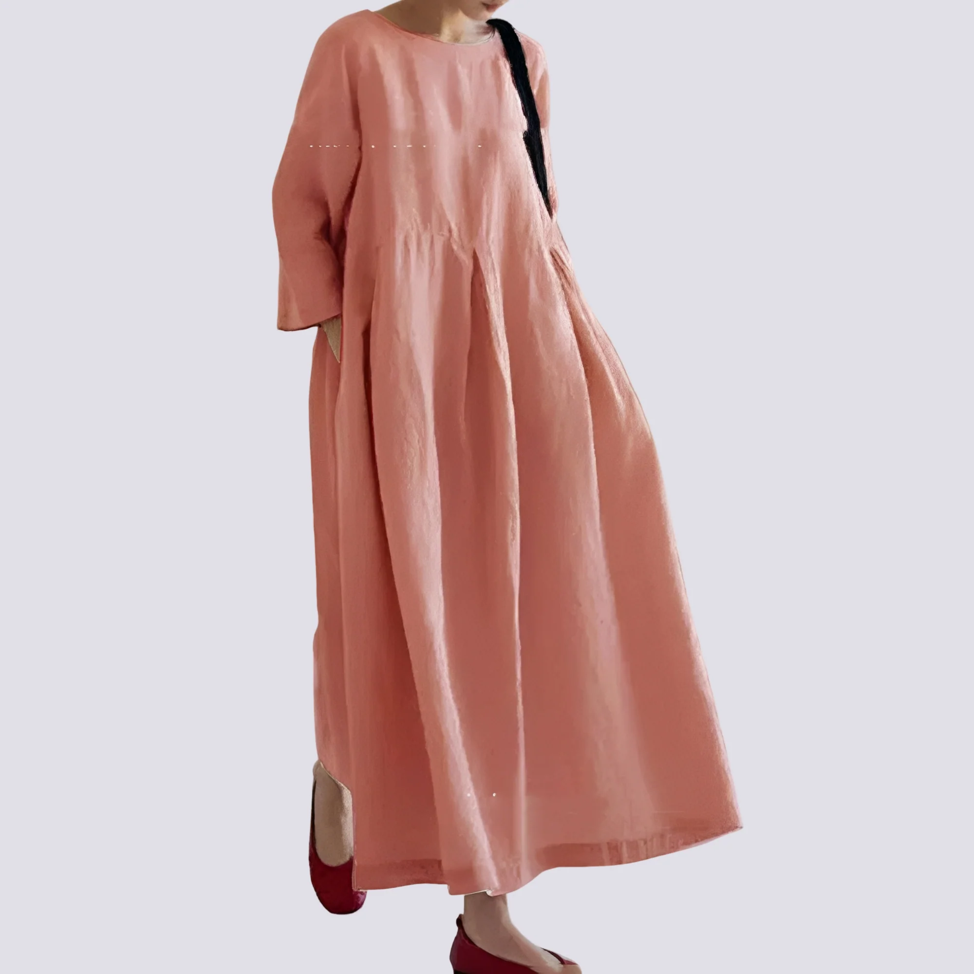 Veronica - Robe ample avec poches pour femmes - Image 2