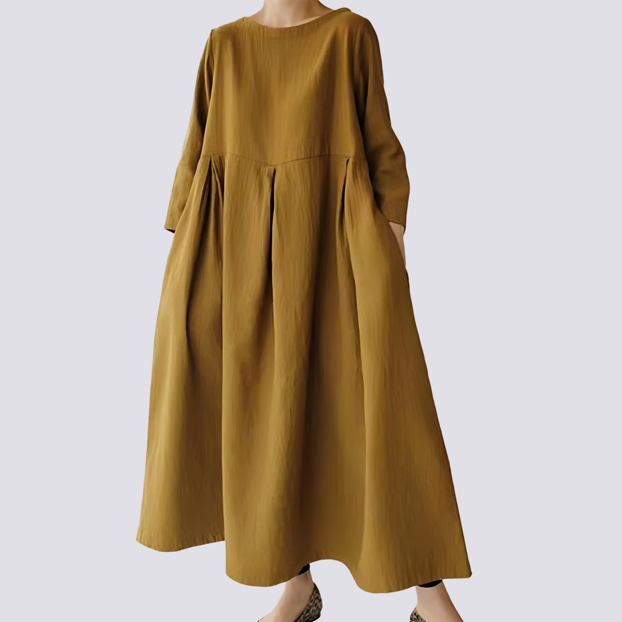 Veronica - Robe ample avec poches pour femmes - Image 5