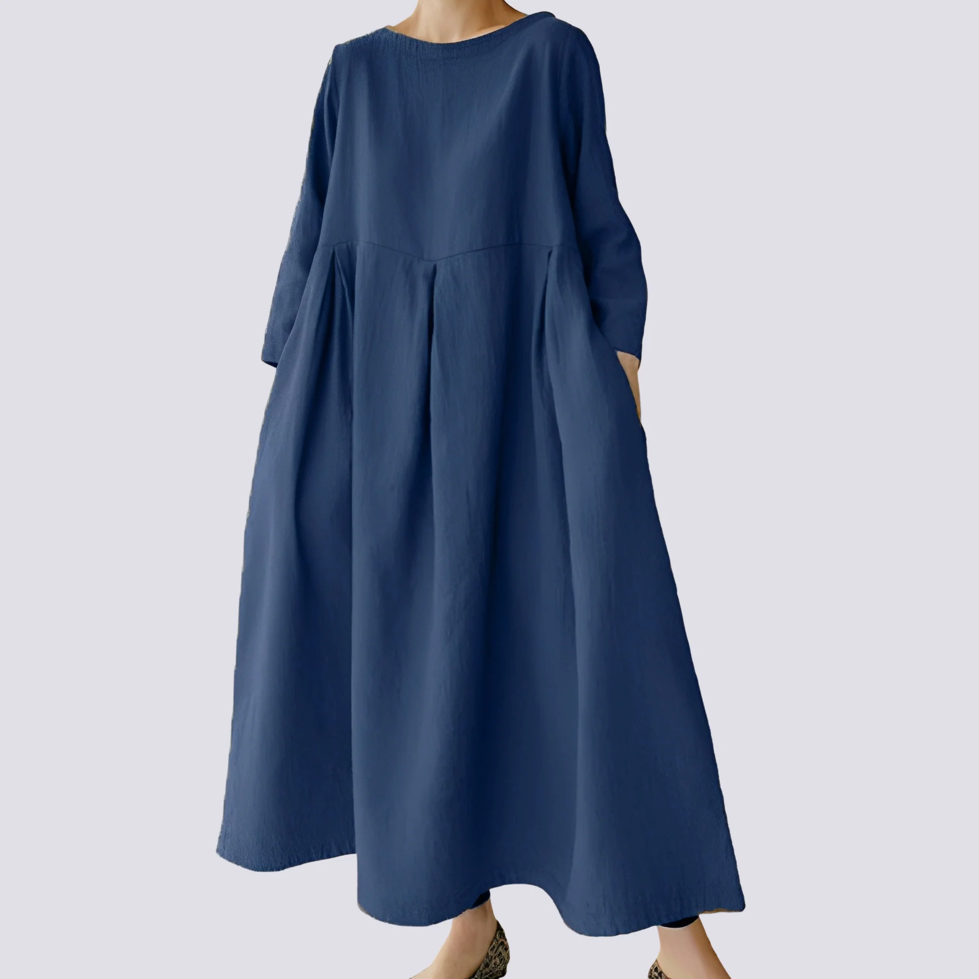 Veronica - Robe ample avec poches pour femmes - Image 8
