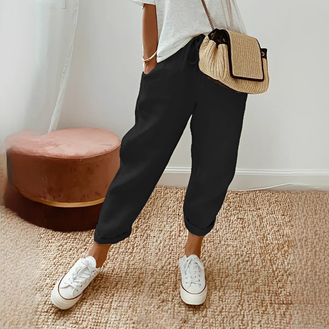 Whitney - Pantalon relax à taille élastiquée - Image 5
