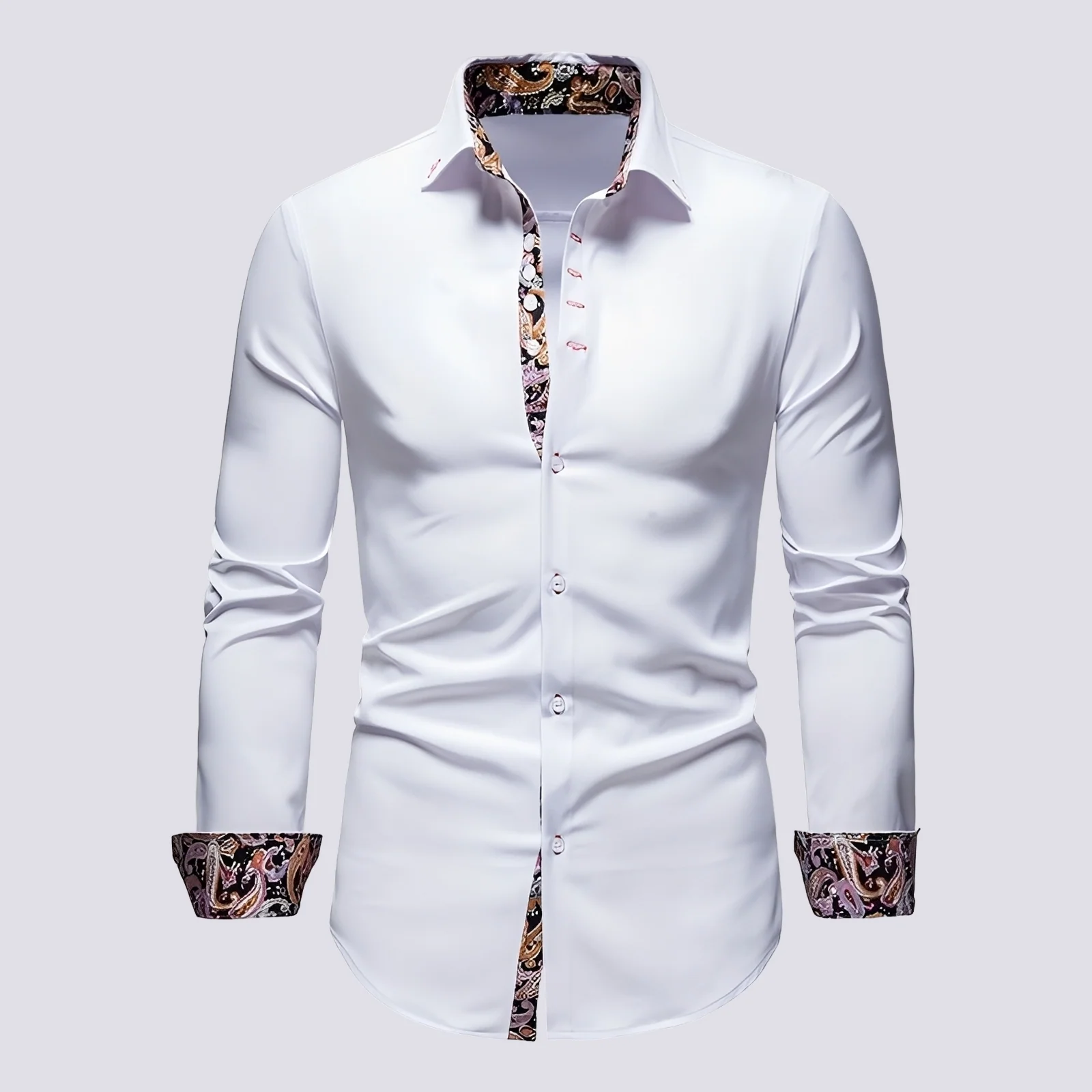 Xander - Chemise à manches longues élégante et moderne pour hommes - Image 2