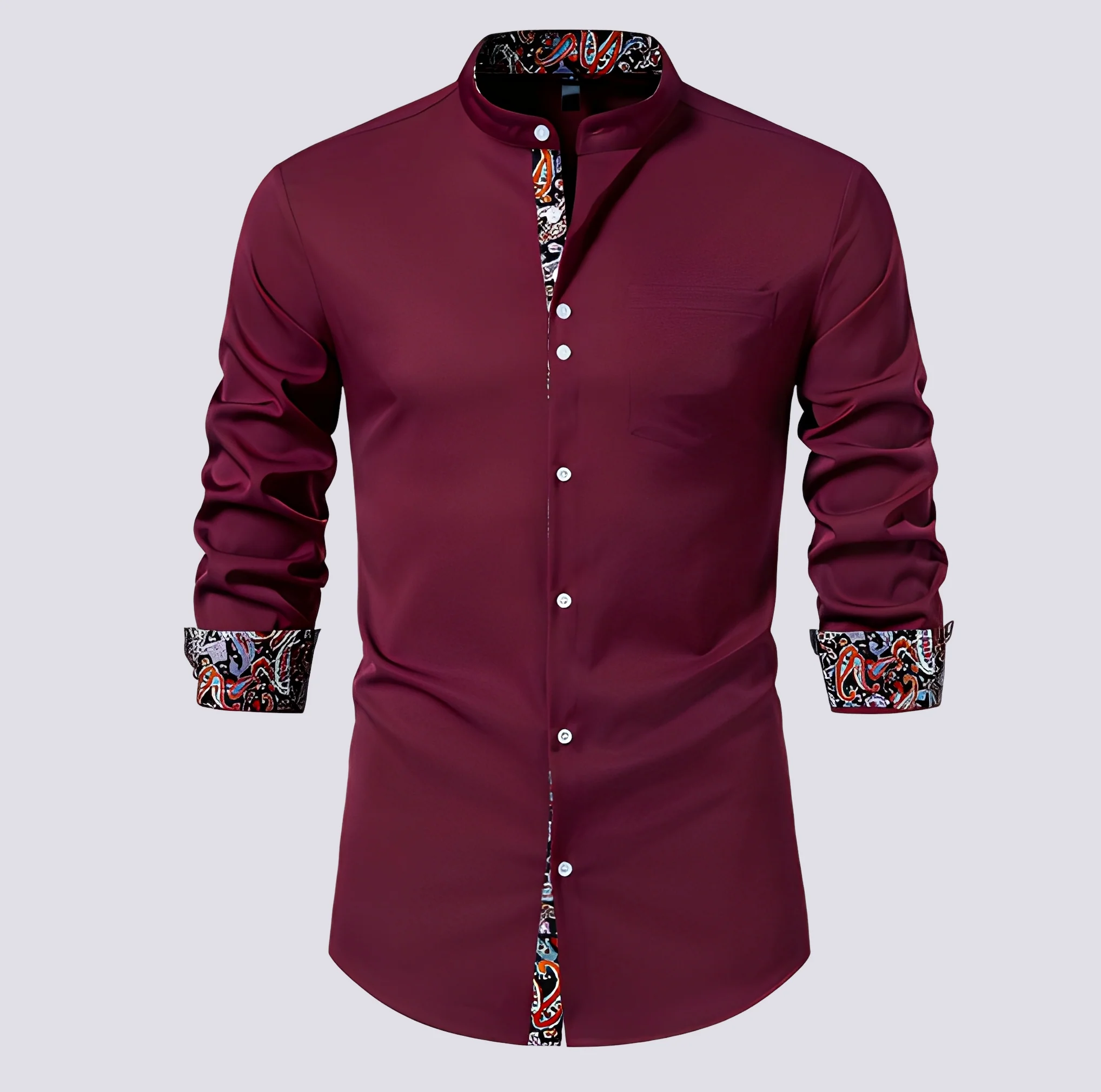 Xander - Chemise à manches longues élégante et moderne pour hommes - Image 3