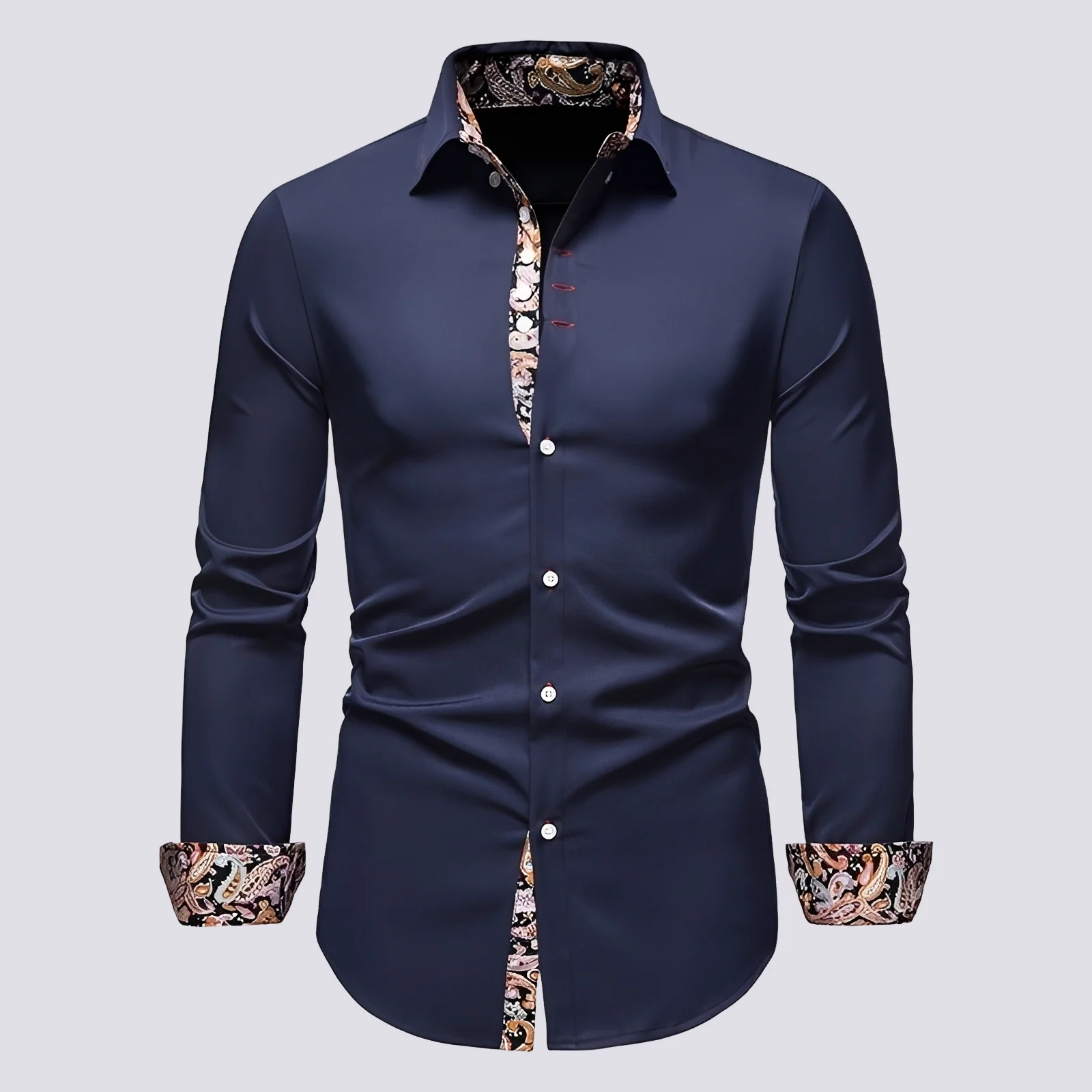 Xander - Chemise à manches longues élégante et moderne pour hommes - Image 5