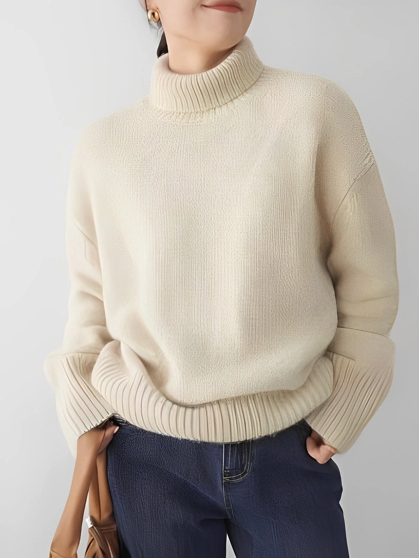 Yvette – Pull à col roulé pour femmes - Image 4