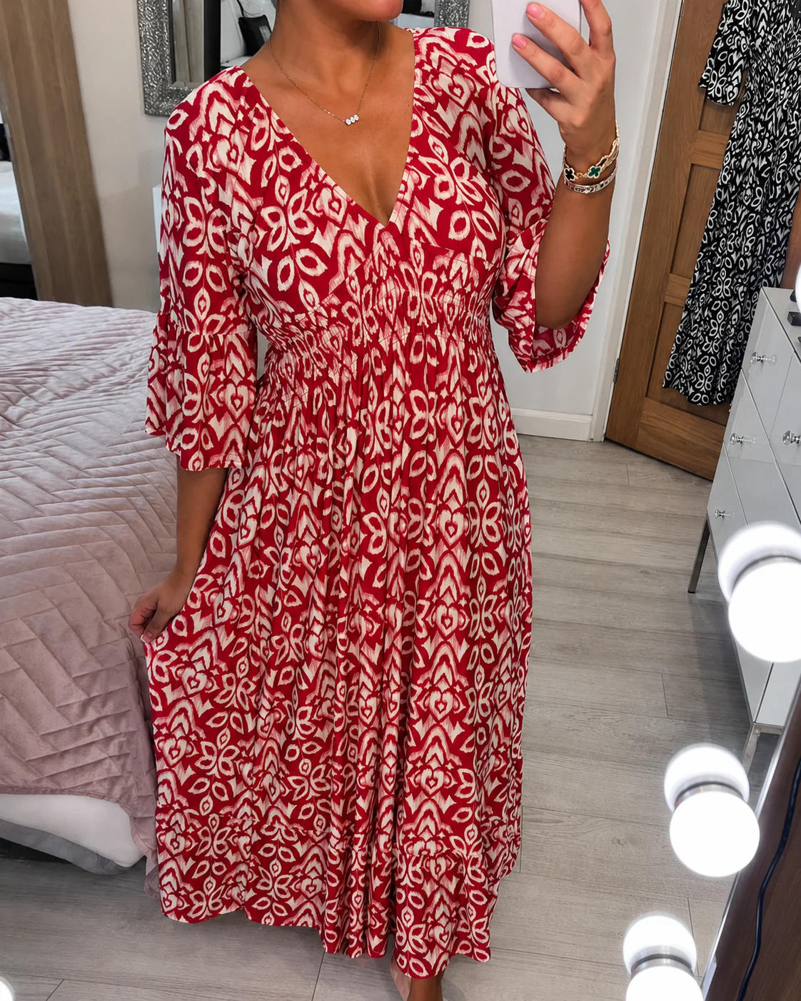 Yvonne - Robe Chic à Volants - Image 3