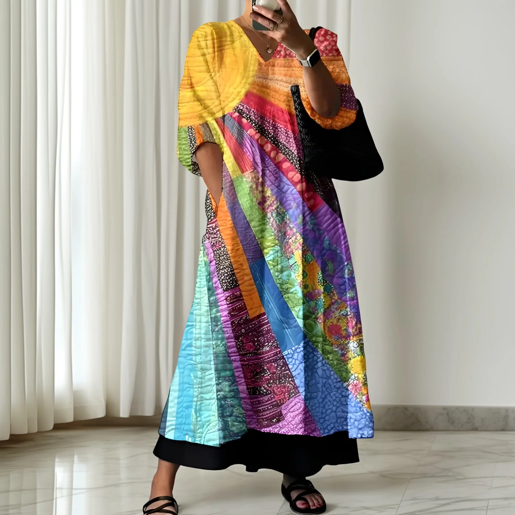 Zanna - Robe élégante et colorée pour femmes