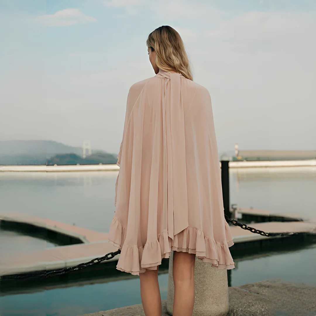 Zhuchin - Robe élégante avec volants - Image 2
