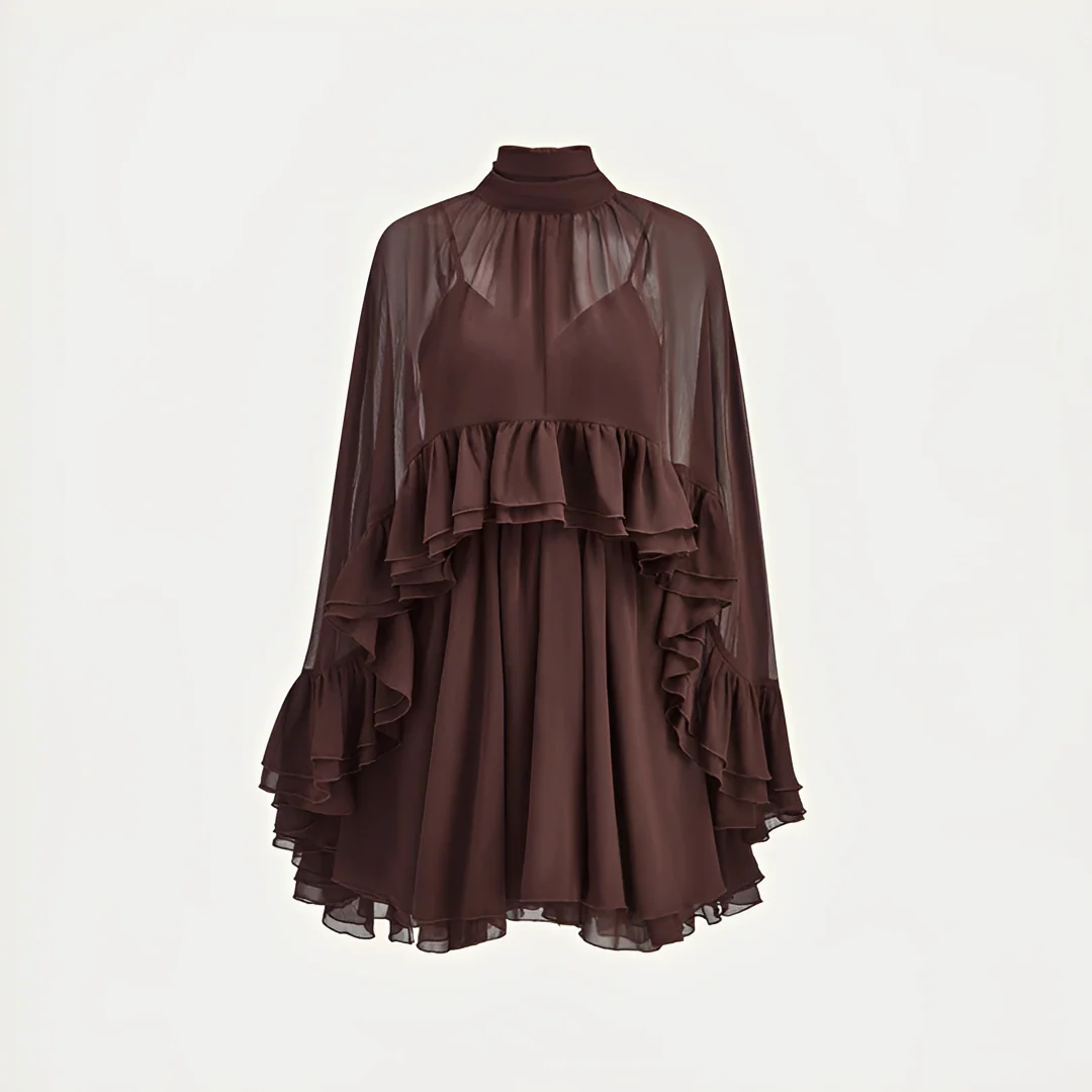 Zhuchin - Robe élégante avec volants - Image 4